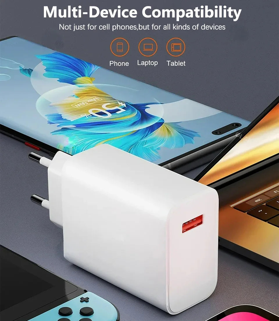 Original 33W Turbo Charge Super Fast Charger EU/US Adapter For Mi 11 10 Lite 5G Poco X3 M4 Pro Redmi Poco Smart Phone