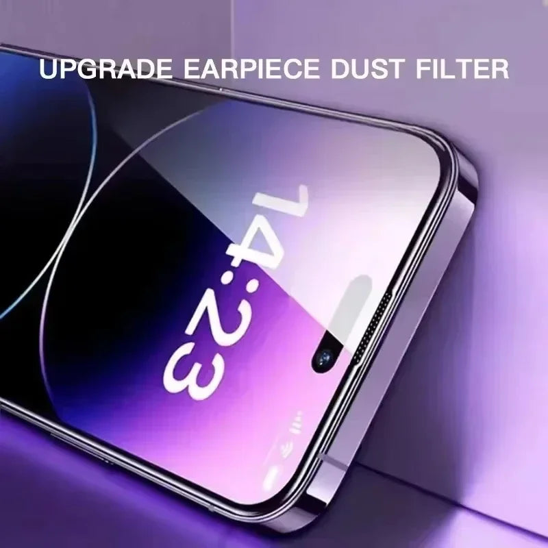1-5PCS Dust Free Installation High-Definition Tempered Glass For iPhone 17 Pro Max 16 15Pro 14 Plus 13 12Mini 11 XR 17 Air Glass